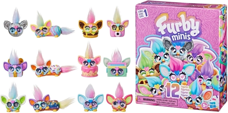 Furby minifigúrky – veľké balenie 12 ks