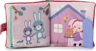 Textilná knižka Červená Čiapočka s hryzadlom