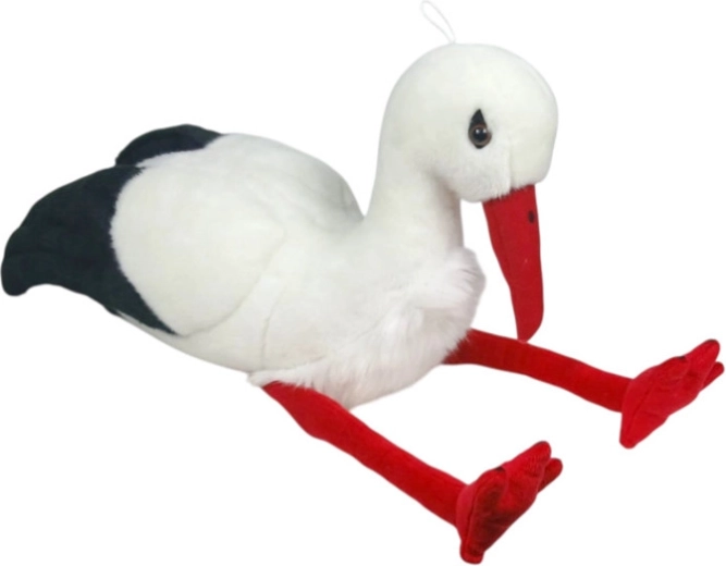 Plyšový bocian 30 cm