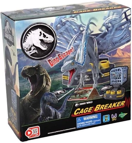 Epoch Jurassic World Cage breaker – interaktívna hra s dinosaurom