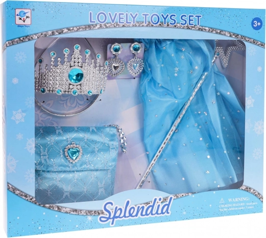 Súprava pre malú princeznú so šatami a doplnkami