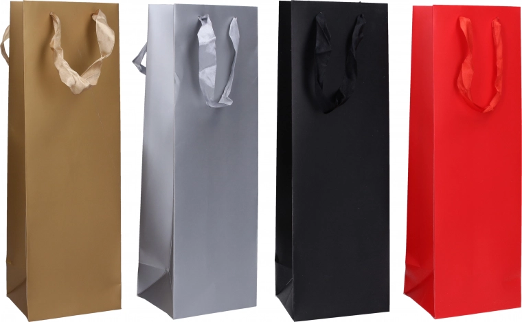 darčeková taška na fľašu M 11,8 × 9,5 × 36 cm – celoročná