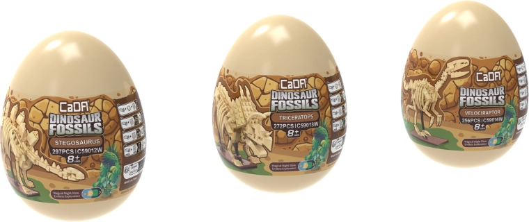 Traja dinosauri v jednej kolekcii