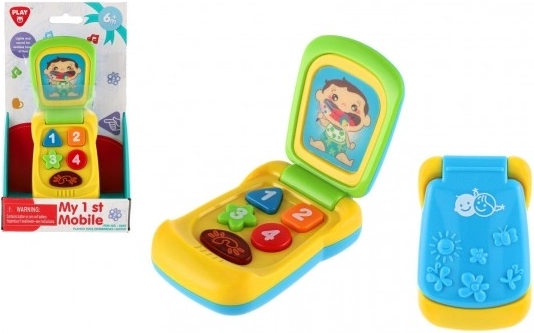 Detský skladací mobilný telefón so svetlom a zvukom 14 cm
