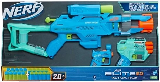 Nerf Elite 2.0 Tactical Pack – sada blasterov a šípok