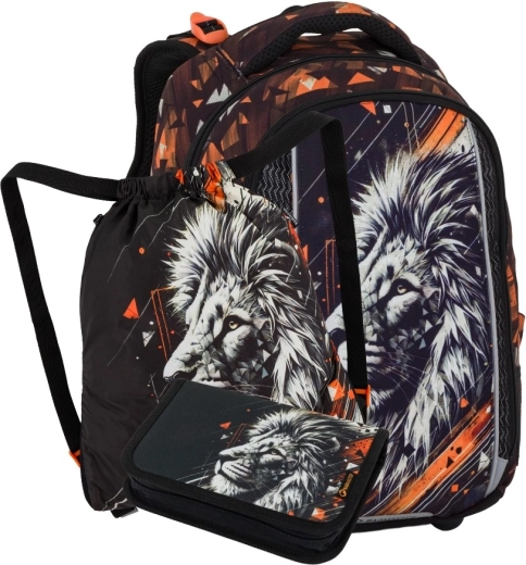 Bagmaster Vega malý školský set pre prvákov s motívom leva
