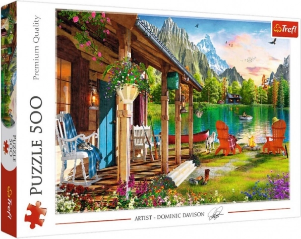 Puzzle 500 dielikov domček v horách