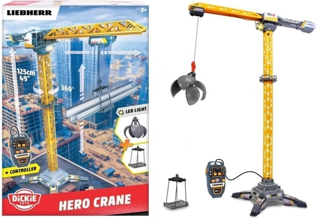 Diaľkovo ovládaný žeriav Liebherr 125 cm