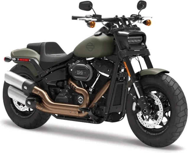 Maisto Harley-Davidson Fat Bob 114 1:18 zelený
