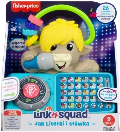 Interaktívna hračka Ako písmenká a slová Link Squad od Fisher-Price