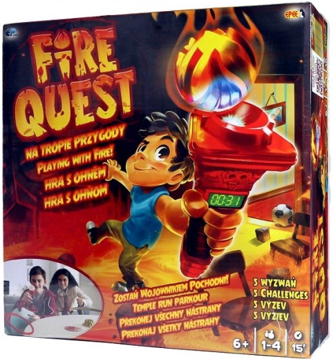 Fire Quest interaktívna dobrodružná hra s elektronickou pochodňou