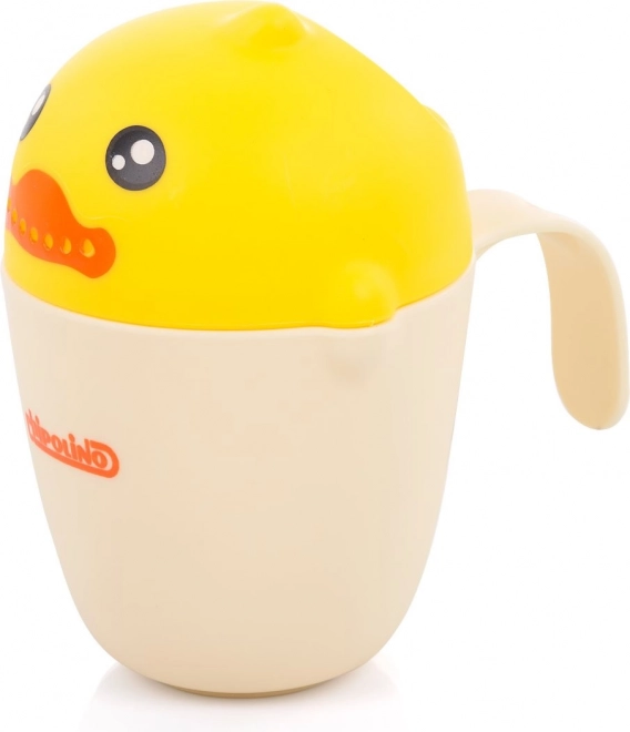 Chipolino kanvička na oplachovanie vlasov Duckling žltá