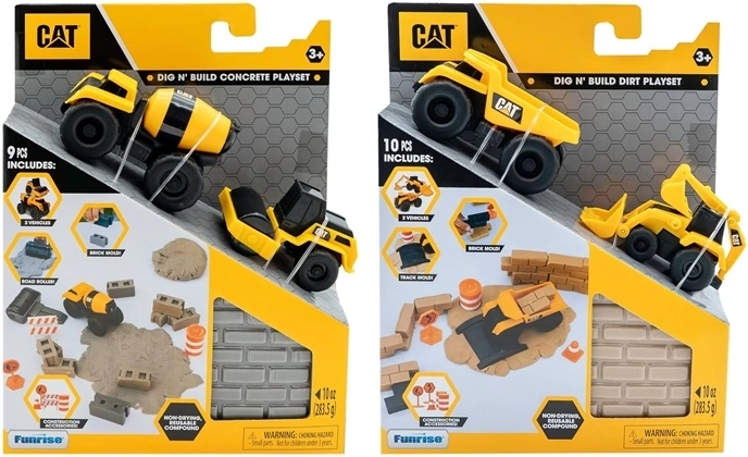 CAT Dig ’N’ Build stavebná sada s modelovacou hmotou (1 ks, náhodný výber)