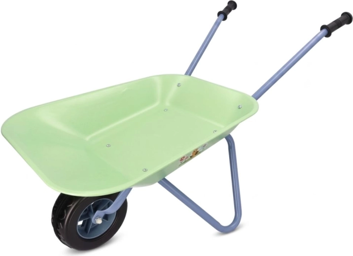 Adam Toys detský kovový fúrik pre malého záhradníka zelený - 1 kus