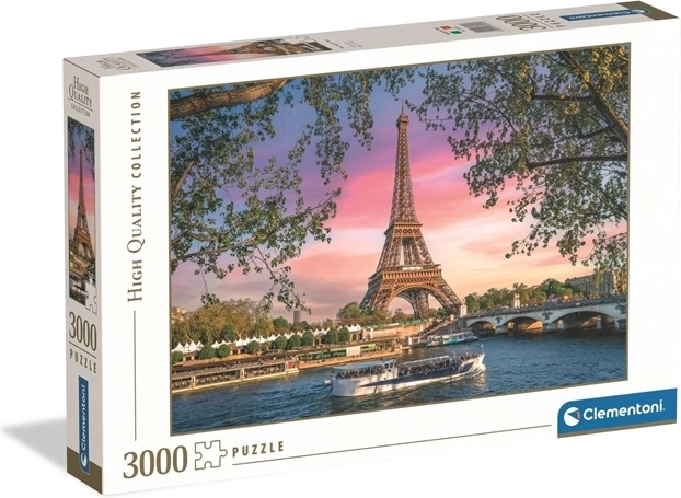 Clementoni puzzle High Quality Collection Iron Lady v ružovej 3000 dielikov