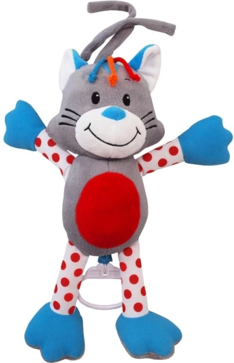 Plyšová mačička s hracím strojčekom BABY MIX