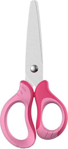 Detské nožnice KEYROAD Soft 12,5 cm ružové