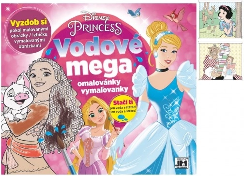 Vodové mega omaľovánky Disney Princezné