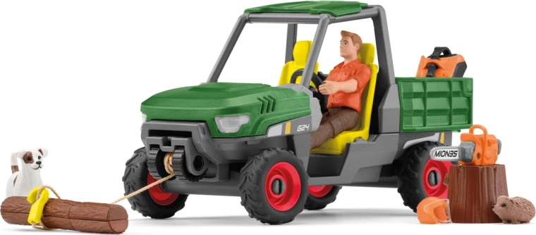 Terénne auto do lesa s navijakom