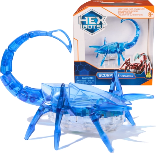 Hexbug Scorpion modrý – senzomotorická pohyblivá figúrka so svetlom