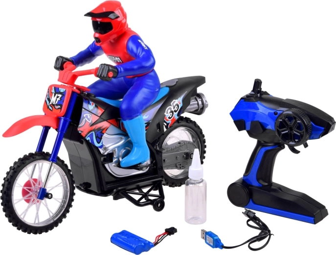 Dymový a svetelný efekt vo výfuku