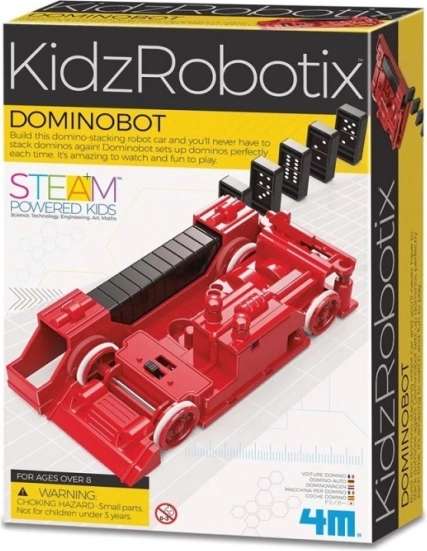 Vzdelávacia sada Dominobot – robot na ukladanie domina