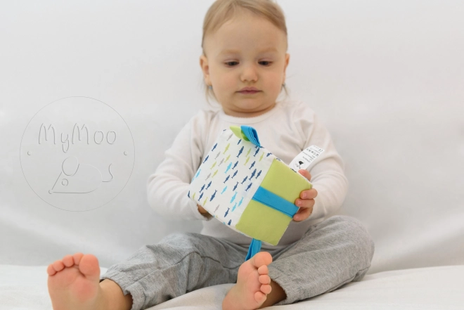 úchopová kocka pre bábätká MyMoo Busy Cube