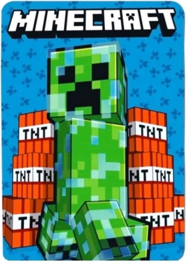 Fleecová deka Minecraft 100 × 140 cm - 1 kus