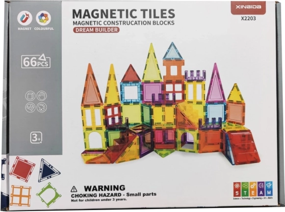 Magnetická stavebnica pre malých konštruktérov