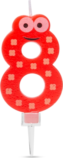Tortová sviečka číslo 8