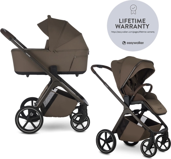 Easywalker kombinovaný kočík Zoey Go chestnut brown