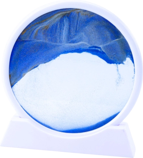 Ukľudňujúci 3D efekt s modrým pieskom