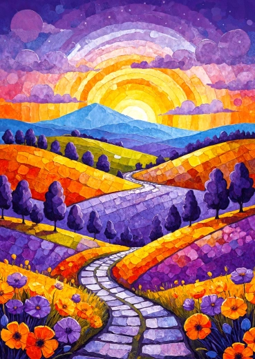 Enjoy puzzle Cesta k svetlu 1000 dielikov