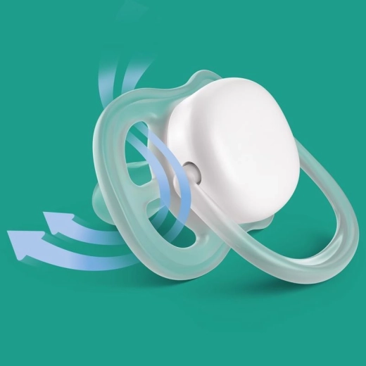 Philips AVENT cumlík Ultra air neutral 6–18 mesiacov, modrý – 2 ks