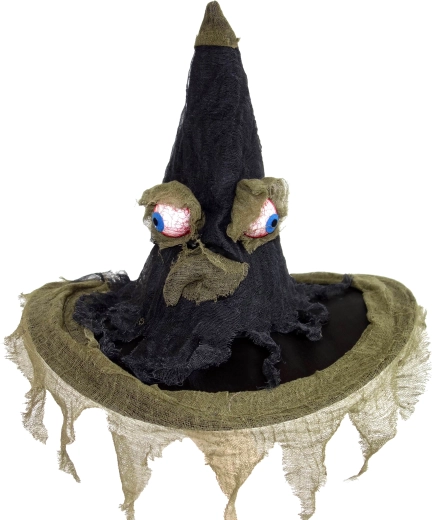 Čierny čarodejnícky klobúk, špicatý (univerzálna veľkosť)