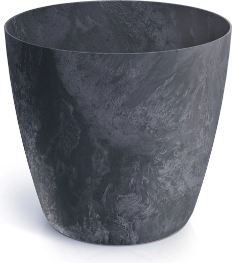 Kvetináč s betónovým efektom 13,8 cm antracit