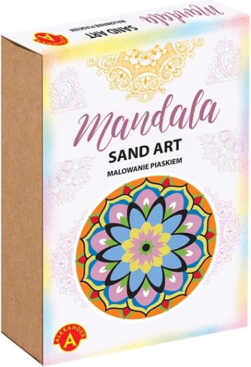 Maľovanie pieskom – mandala