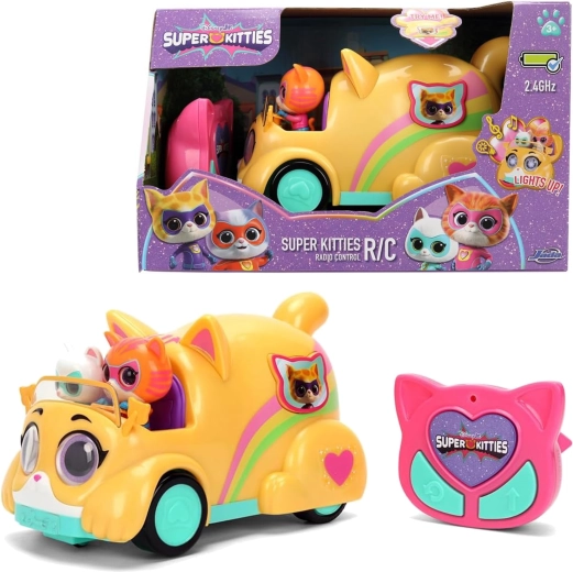 Jada Toys SuperKitties diaľkovo ovládané auto RC s Ginny a Bitsy