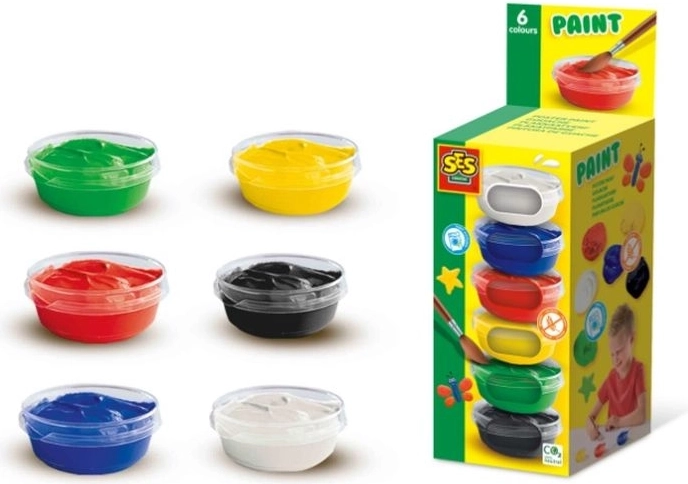 SES Creative plagátové farby 6 × 45 ml