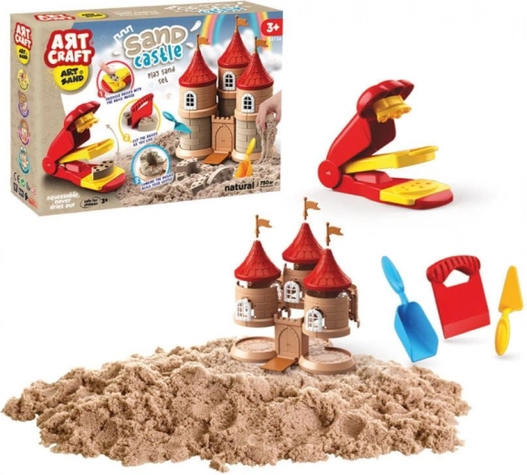 Art Craft stavebnica zámku z kinetického piesku