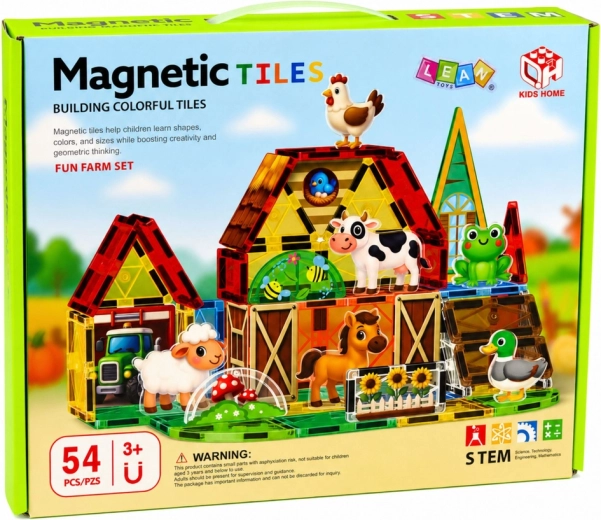 Pevné magnety a priehľadné farebné dieliky