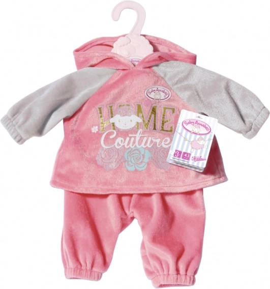 Baby Annabell športový outfit pre bábiky ružovo‑sivý