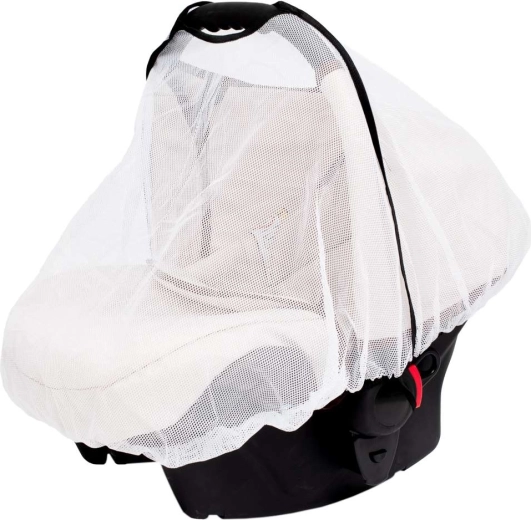 Moskytiéra na autosedačku New Baby Basic biela