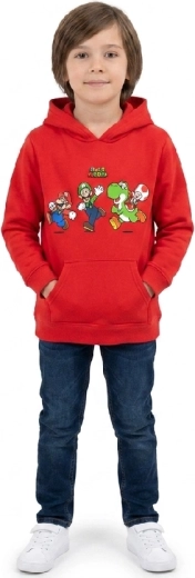 Červená mikina Super Mario