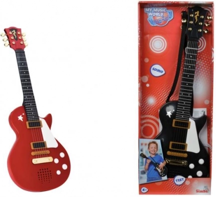 Detská rocková gitara s kovovými strunami