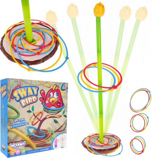Woopie hádzacie krúžky Tancujúci vtáčik XXL až 90 cm