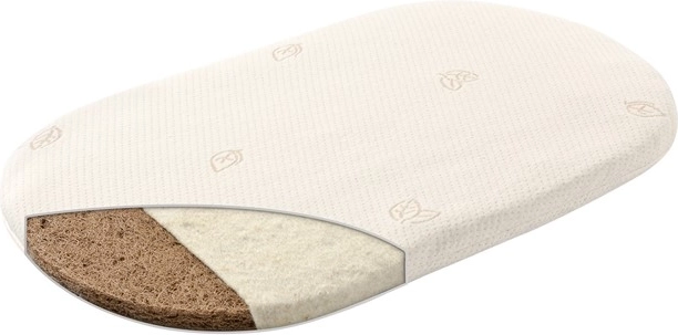 Träumeland prírodný matrac do koša Naturwölkchen 70 × 37 cm