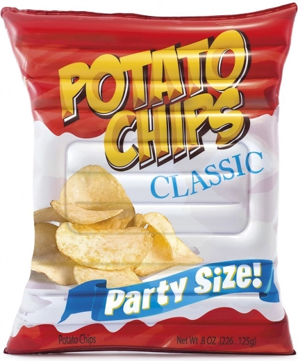 Nafukovací Matrac v Tvare Vrecka Chipsov