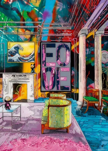 Puzzle 1000 dielikov Izba s vlnou