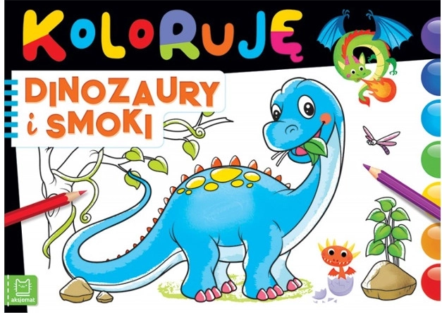 Omaľovánky – dinosaury a draci